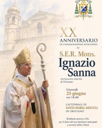 Il 25 giugno l’Arcidiocesi festeggia mons. Ignazio Sanna