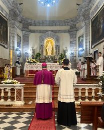 La Visita pastorale a Laconi: cronaca e foto