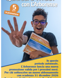 L’ARBORENSE: a settembre una promozione “prova”